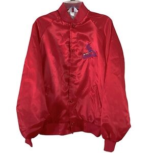 West Ark Vintage St. Louis Cardinals Baseball Satin Jacket Large